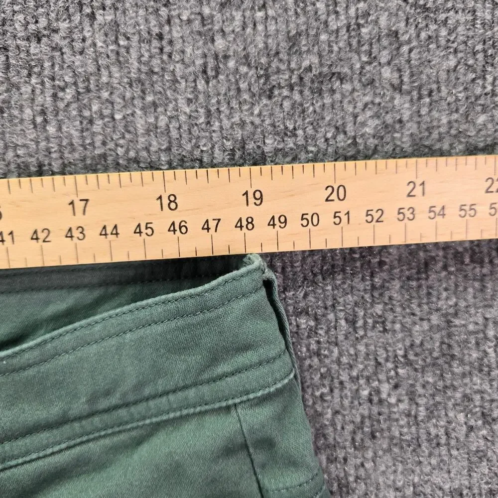 Onward Reserve Pants Mens 38x30 (38x29) Green 5 Pocket Stretch Casual Chino